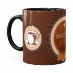 Caneca Chocolate Premium Chocolate 100% Preta