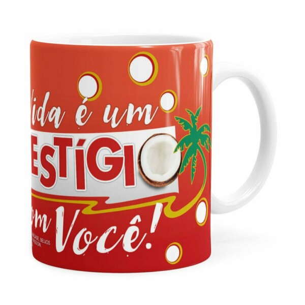 Caneca Chocolate Prestígio Mensagem Branca