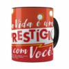 Caneca Chocolate Prestígio Mensagem Preta