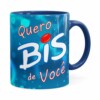 Caneca Chocolate Quero Bis De Você V01 Azul Escuro