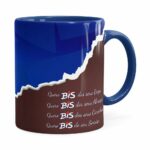 Caneca Chocolate Quero Bis De Você V02 Azul Escuro