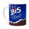 Caneca Chocolate Quero Bis De Você V02 Branca