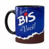 Caneca Chocolate Quero Bis De Você V02 Preta