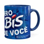 Caneca Chocolate Quero Bis De Você V03 Azul Escuro