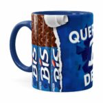 Caneca Chocolate Quero Bis De Você V03 Azul Escuro