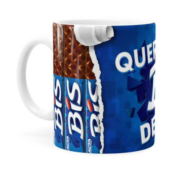 Caneca Chocolate Quero Bis De Você V03 Branca