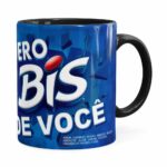 Caneca Chocolate Quero Bis De Você V03 Preta