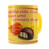 Caneca Chocolate Serenata De Amor V01 Amarela
