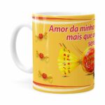 Caneca Chocolate Serenata De Amor V01 Branca