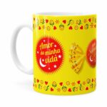 Caneca Chocolate Serenata De Amor V02 Branca