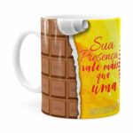 Caneca Chocolate Serenata De Amor V03 Branca