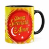 Caneca Chocolate Serenata De Amor V03 Preta