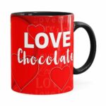 Caneca Chocolate Snoopy Love Preta