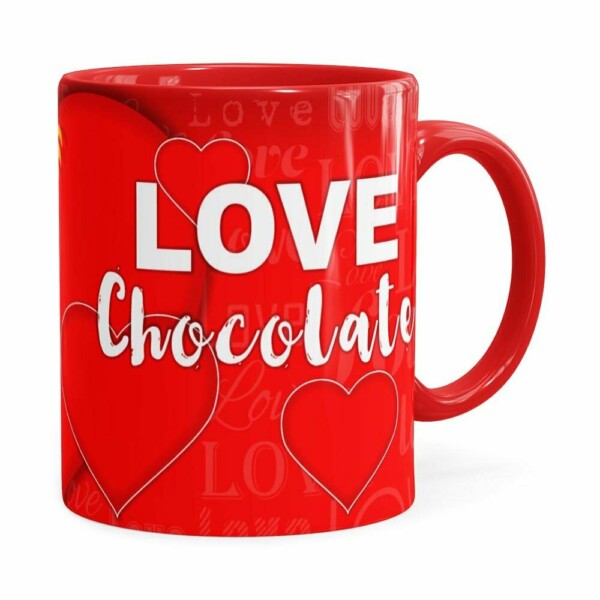 Caneca Chocolate Snoopy Love Vermelha