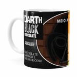 Caneca Chocolate Star Wars Darth E Anakin Branca