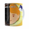 Caneca Chocolate Star Wars Darth E Anakin Branca