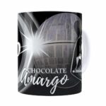 Caneca Chocolate Star Wars Darth Vader Lado Negro Branca