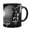 Caneca Chocolate Star Wars Darth Vader Lado Negro Preta