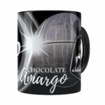 Caneca Chocolate Star Wars Darth Vader Lado Negro Preta