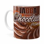 Caneca Chocolate Star Wars Jabba The Hutt Branca