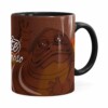 Caneca Chocolate Star Wars Jabba The Hutt Preta
