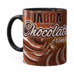 Caneca Chocolate Star Wars Jabba The Hutt Preta