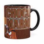 Caneca Chocolate Super Mário Bros Chocomario Preta