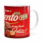 Caneca Chocolate Talento Barra Mensagem V01 Branca