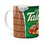 Caneca Chocolate Talento Barra Mensagem V02 Branca