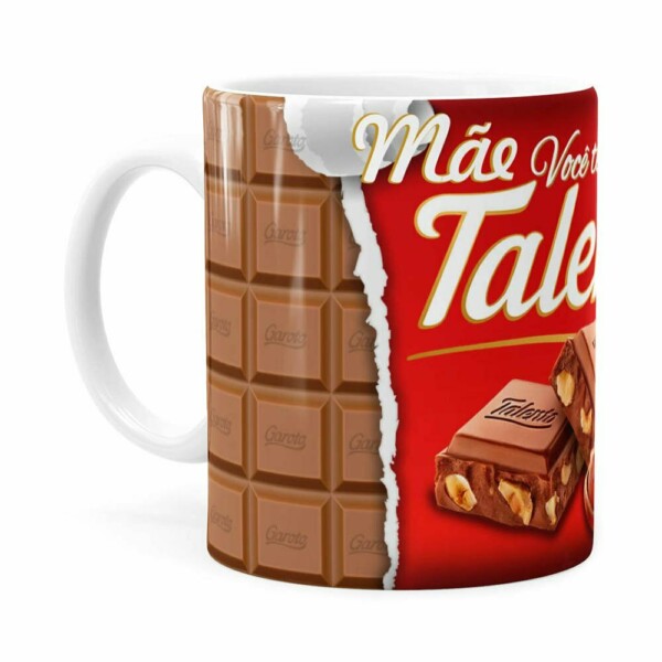 Caneca Mãe Você Tem O Talento Branca