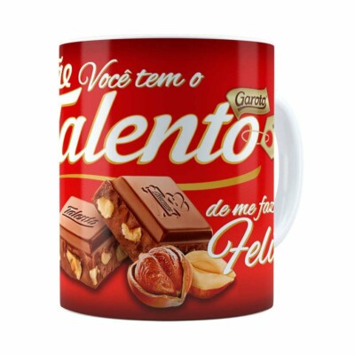 Caneca Mãe Você Tem O Talento Branca