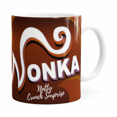 Caneca Chocolate Wonka Fábrica De Chocolate Branca