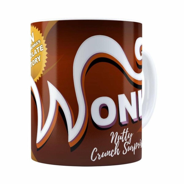 Caneca Chocolate Wonka Fábrica De Chocolate Branca