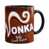 Caneca Chocolate Wonka Fábrica De Chocolate Preta