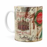 Caneca Coca-cola Retrô Drink Branca
