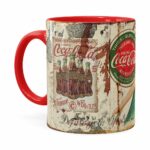 Caneca Coca-cola Retrô Drink Vermelha