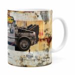Caneca De Volta Para O Futuro Retrô Branca