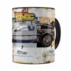 Caneca Devolta Para O Futuro Retrô Preta