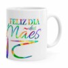 Caneca Dia Das Mães Geometrica Branca