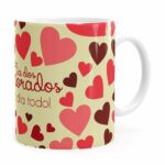 Caneca Dia Dos Namorados Amor O Dia Todo Branca
