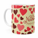 Caneca Dia Dos Namorados Amor O Dia Todo Branca