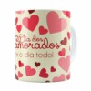 Caneca Dia Dos Namorados Amor O Dia Todo Branca