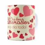 Caneca Dia Dos Namorados Amor O Dia Todo Branca