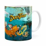 Caneca Ducktales Gibi Retrô Branca