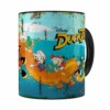Caneca Ducktales Gibi Retrô Preta