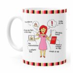 Caneca Família Mãe Mil Coisas Branca
