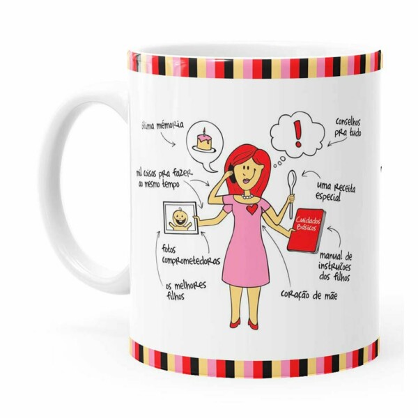 Caneca Família Mãe Mil Coisas Branca