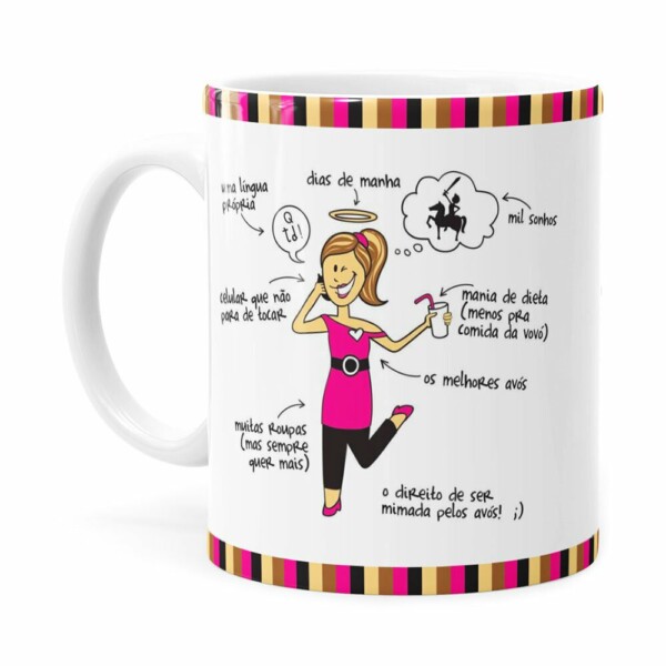 Caneca Família Neta Branca