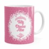 Caneca Feliz Dia Das Mães Floral Branca