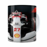 Caneca Fórmula 1 3d Print Branca